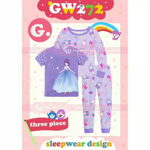 PIYAMA ANAK GW 272 MOTIF G