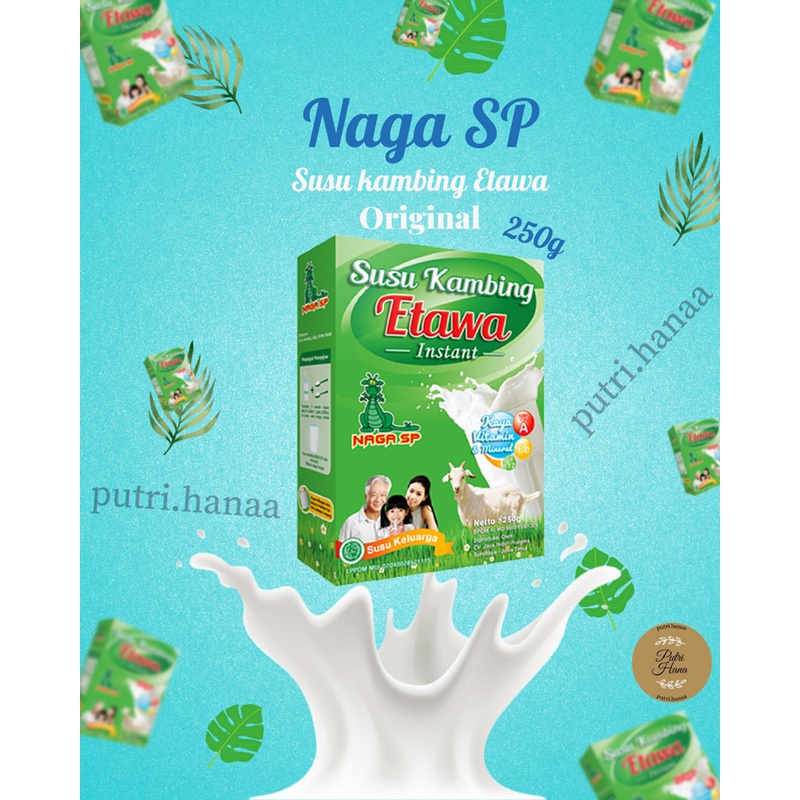 

[250g] [150g] Susu Kambing Etawa Bubuk Naga SP Minuman Susu Kambing Murni Original product