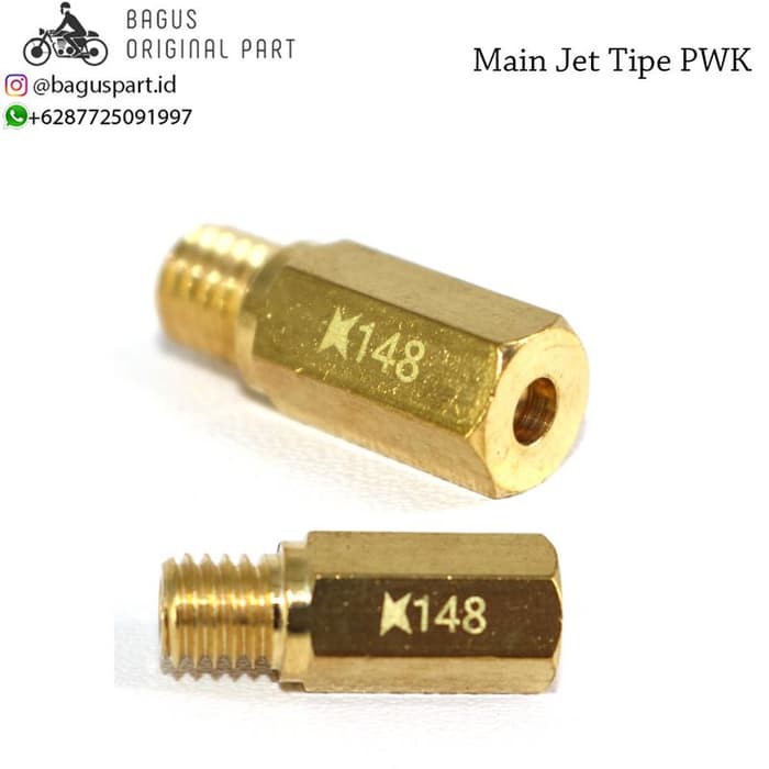 MAIN JET PWK 100 102 105 108 110 112 115 118 120 122 NIBBI NOT KTC