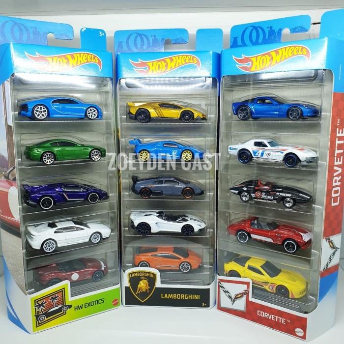Diecast | Hot Wheels Gift Pack Isi 5 Original Packing Aman