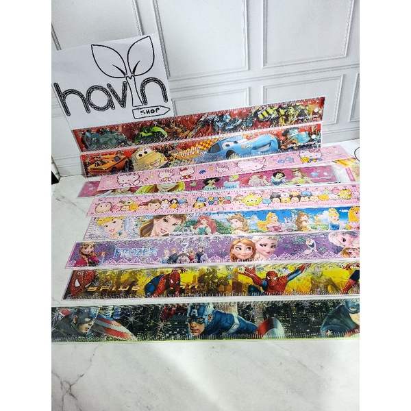 Penggaris BESI 30CM/GARISAN BESI/RULER-1