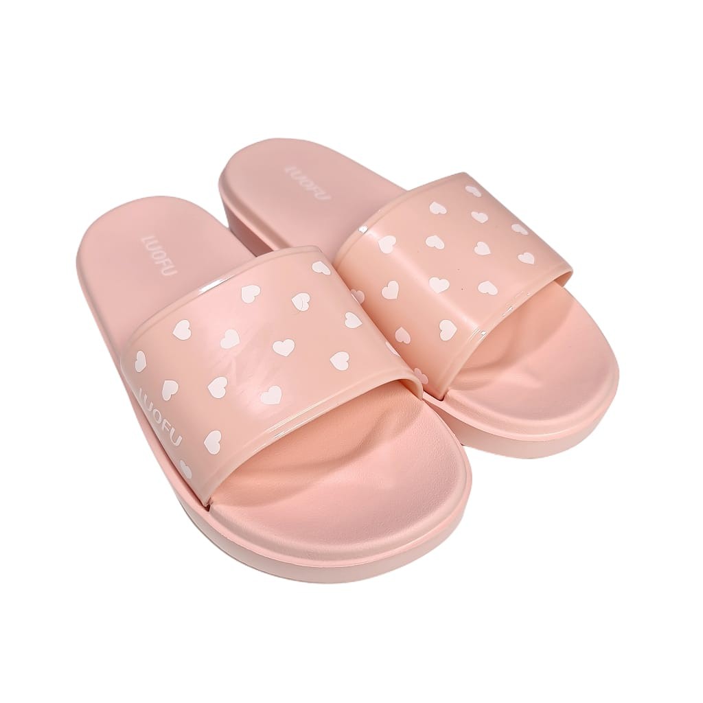 jelly sandal wanita slop luofu karet sendal cewek selop import E7200B11