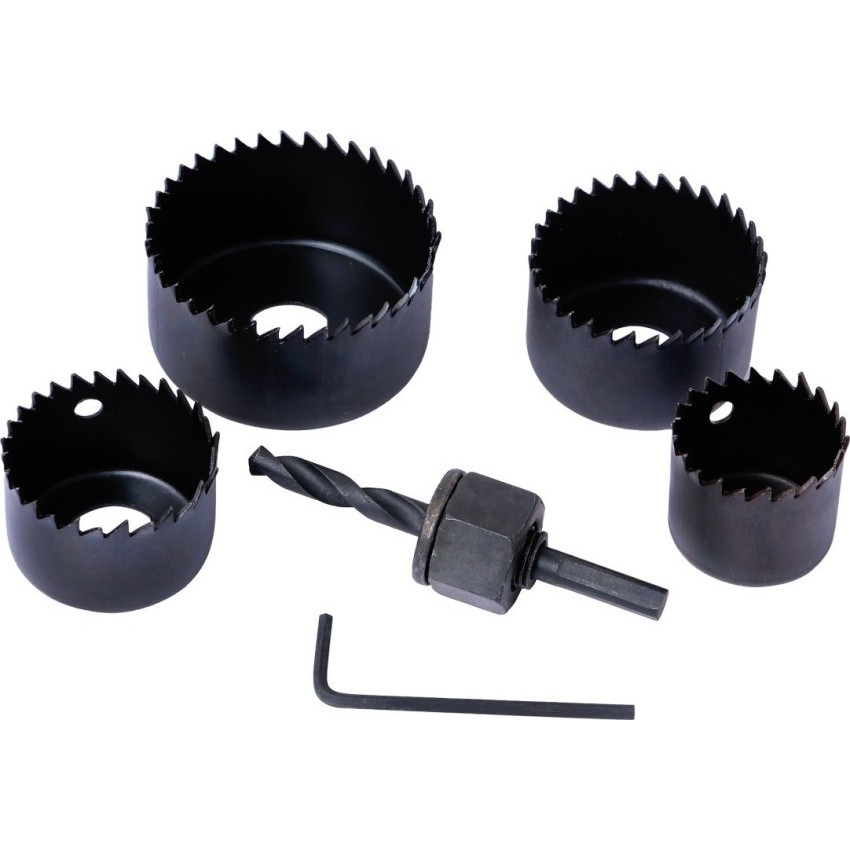 Holesaw Hole Saw Set 6 Pcs  Hidroponik Mata Bor Pelubang PVC Set 6pcs Hole saw Set Kit Pelubang Kayu