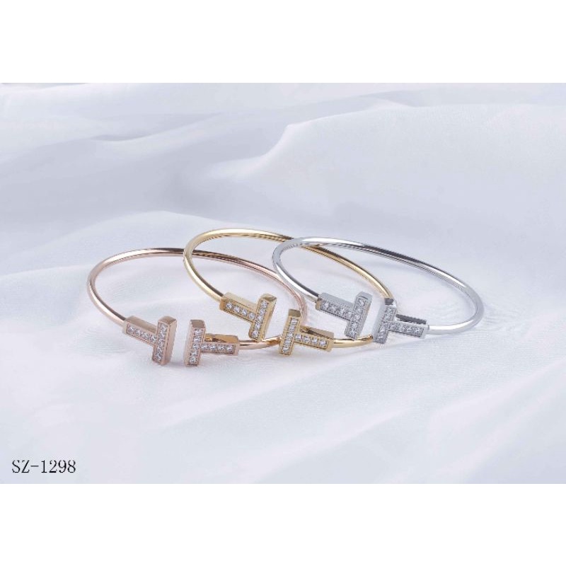 Gelang Titanium Permata Perhiasan Fashion 1298