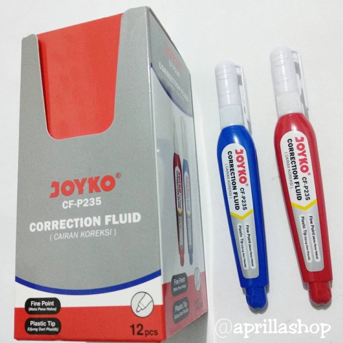 

Diskon Correction Fluid / Tipe Ex Joyko Cf- P235 ( Grosir / Isi 12 ) Sale!!!