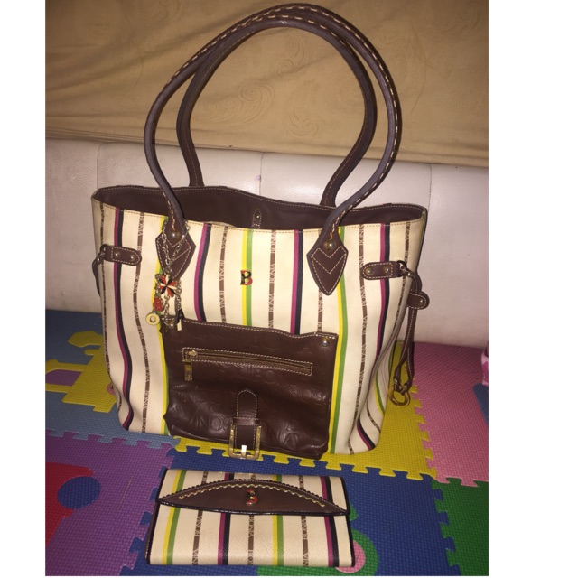 Tas dan dompet Bonia set asli original authentic