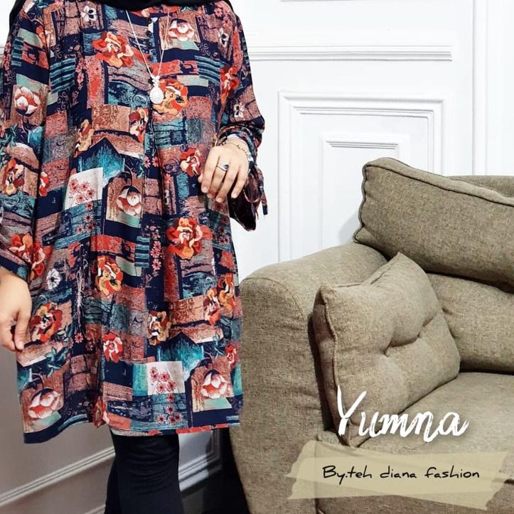 ♗ Atasan Wanita Jumbo / Baju Atasan Wanita Jumbo / Blouse Atasan Jumbo Ld 140 Model Yumna Seriz Ld 1