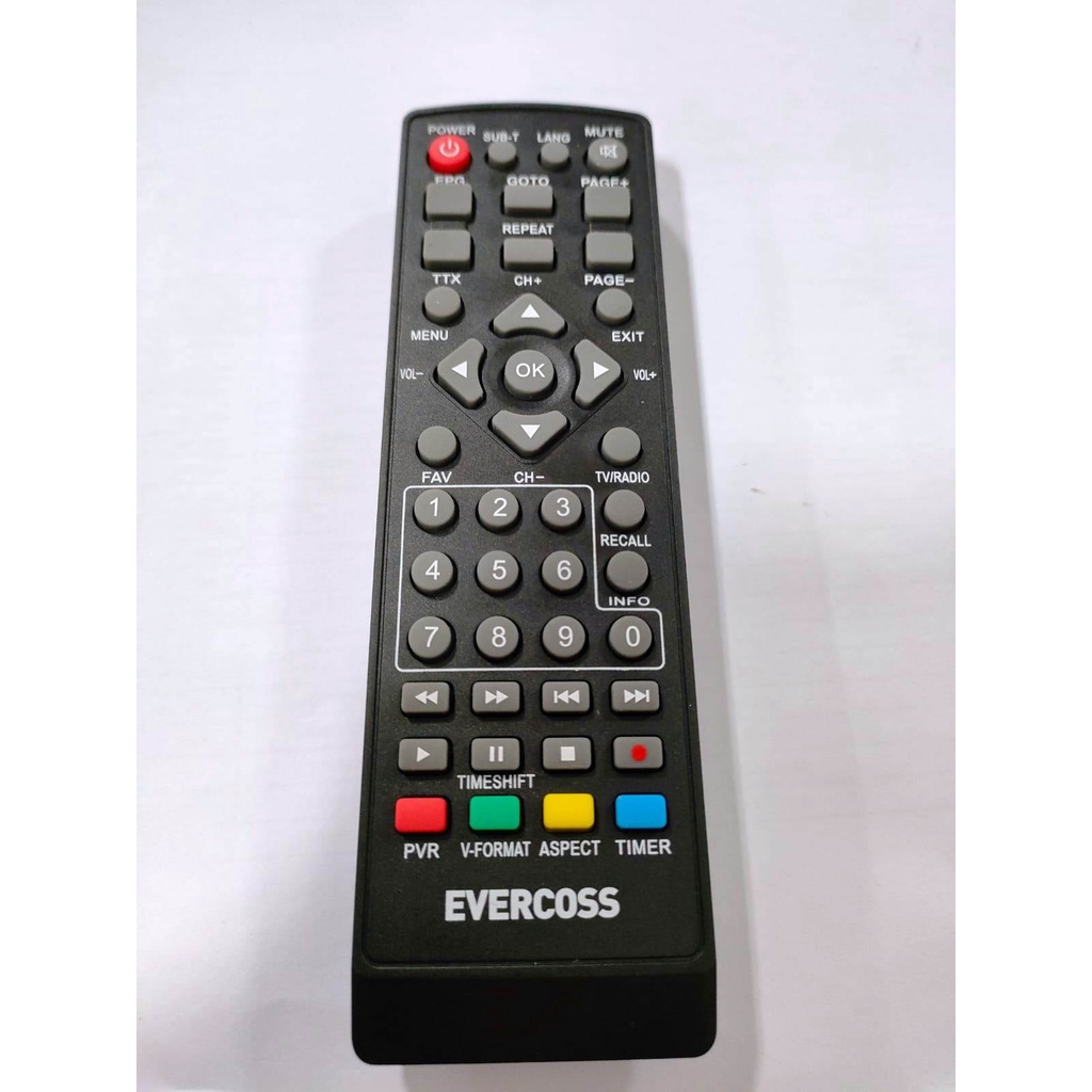 REMOT STB PRO / STB MAX EVERCOSS 100 % ORIGINAL