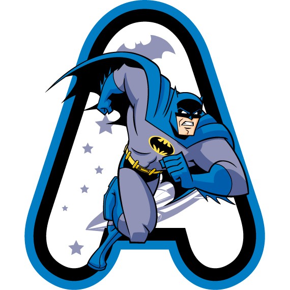 Banner Ultah Batman Alphabet