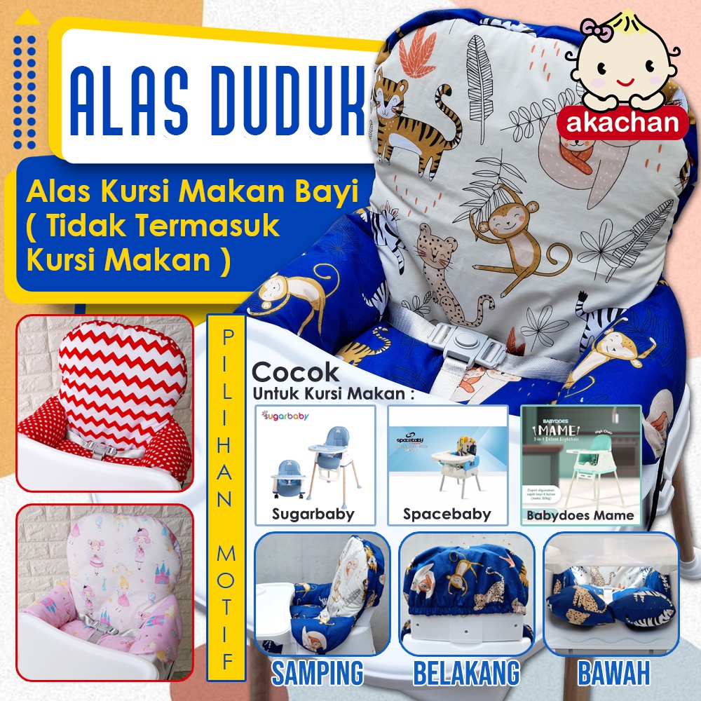 PO ALAS KURSI MAKAN Bayi HC SugarBaby CVC / HC SugarBaby BD - High Chair Baby Akachan CB hcsb