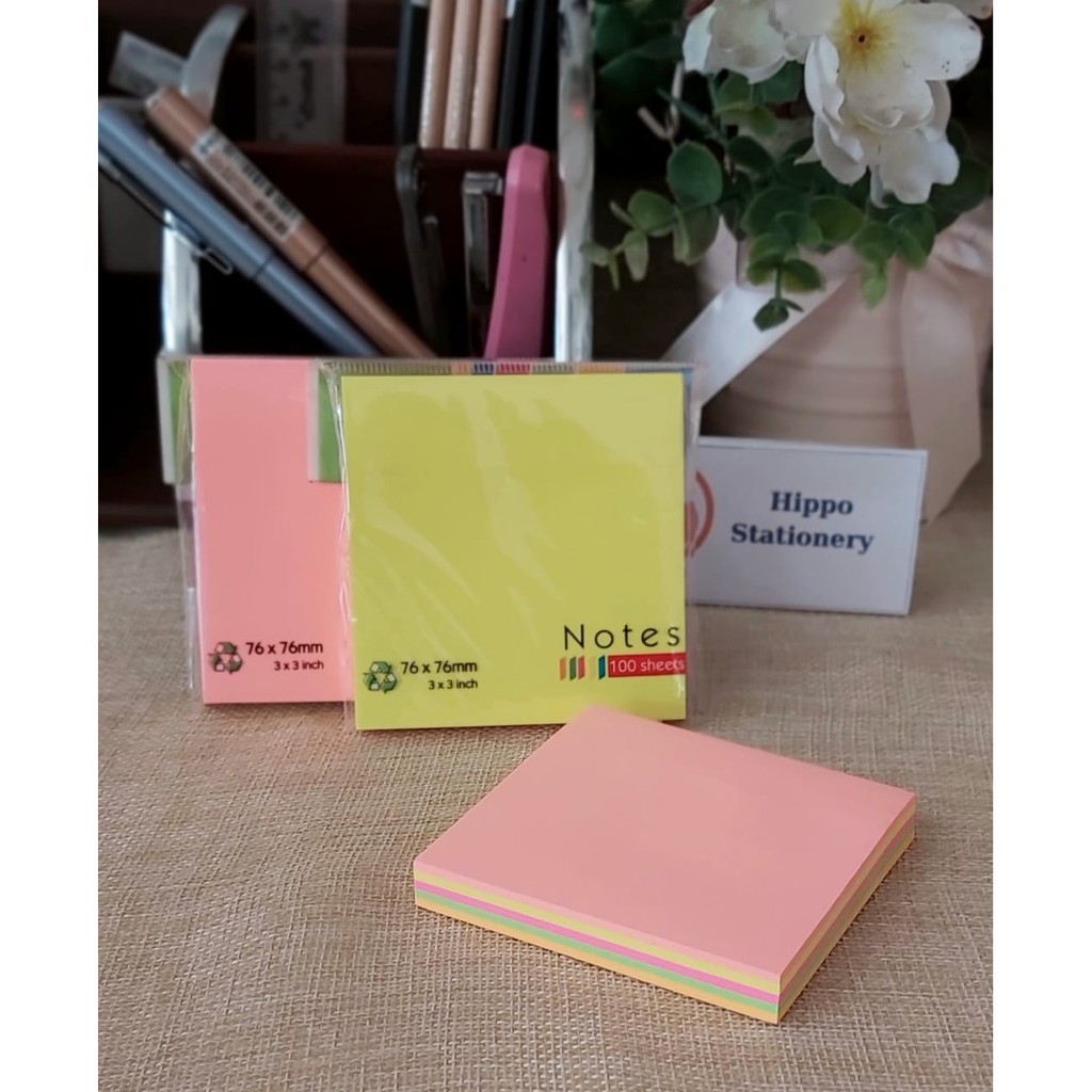 Jual STICKY NOTES BIG 76X76MM | Shopee Indonesia