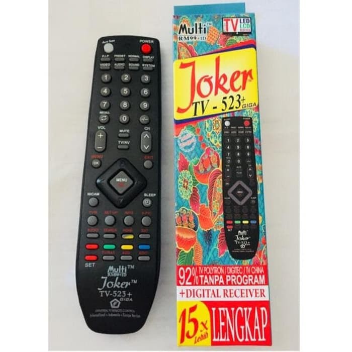 RS - REMOT TV / REMOT TV MULTI PENGGANTI REMOT RUSAK / REMOT JOKER