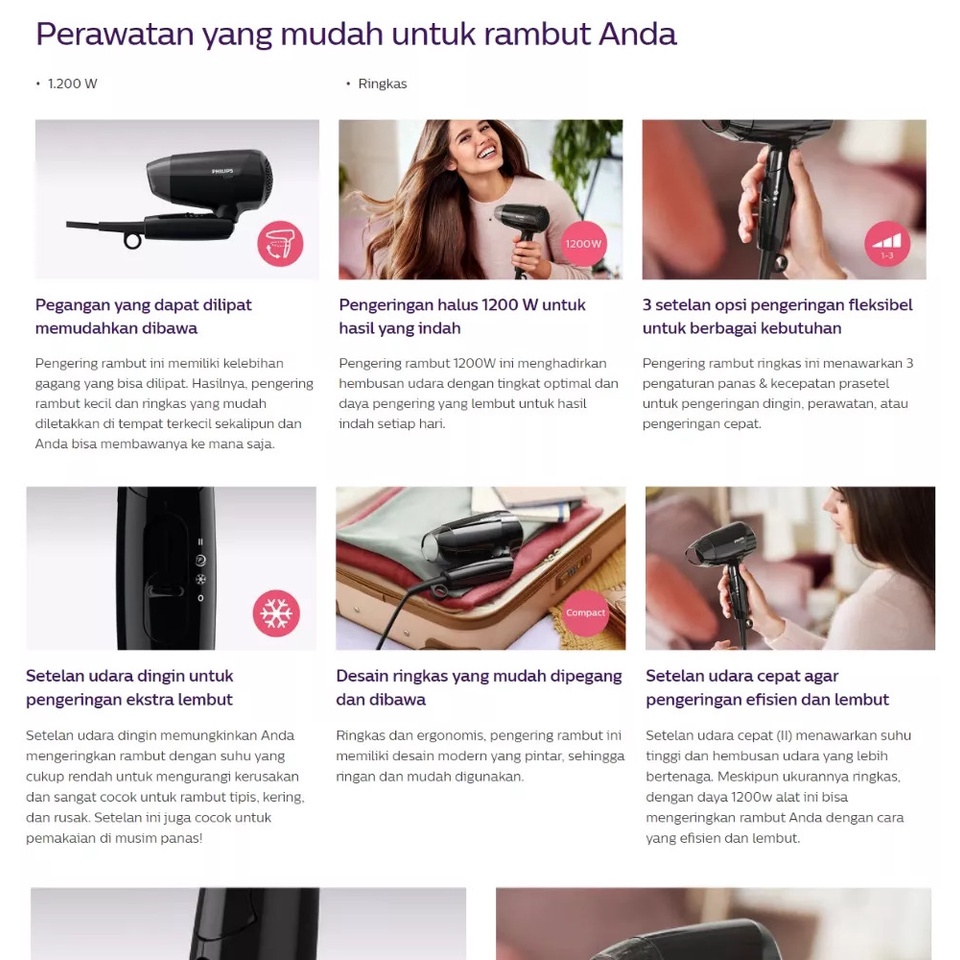 ORI Hairdryer Philips Pengering rambut Awet,Barang Dijamin Original 100% dijamin awet dan bagus