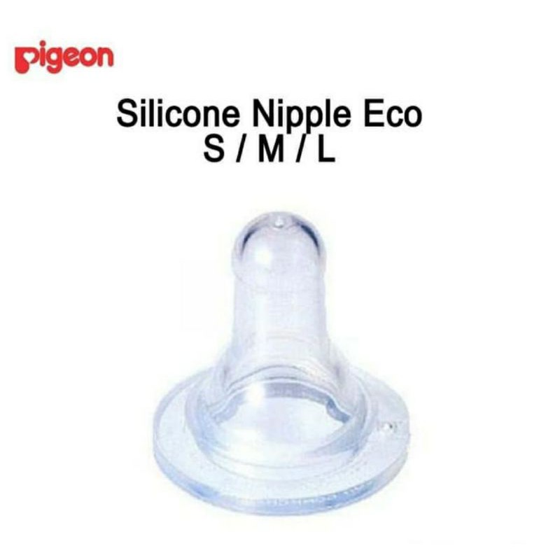 pigeon dot silicone niplle eco size M &amp; L/ Dot bayi