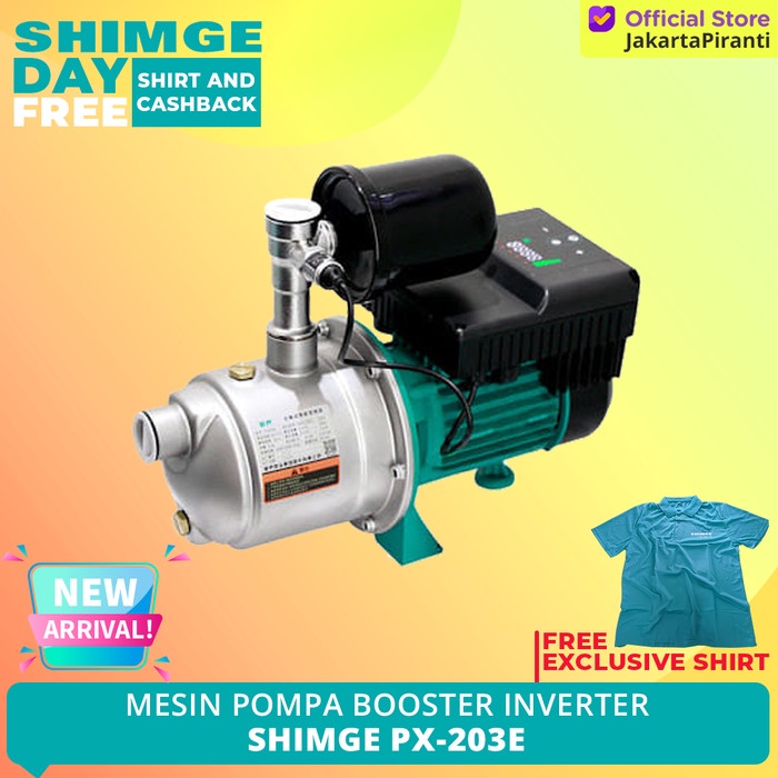 MESIN POMPA AIR PENDORONG BOOSTER PUMP INVERTER SHIMGE PX-203 E