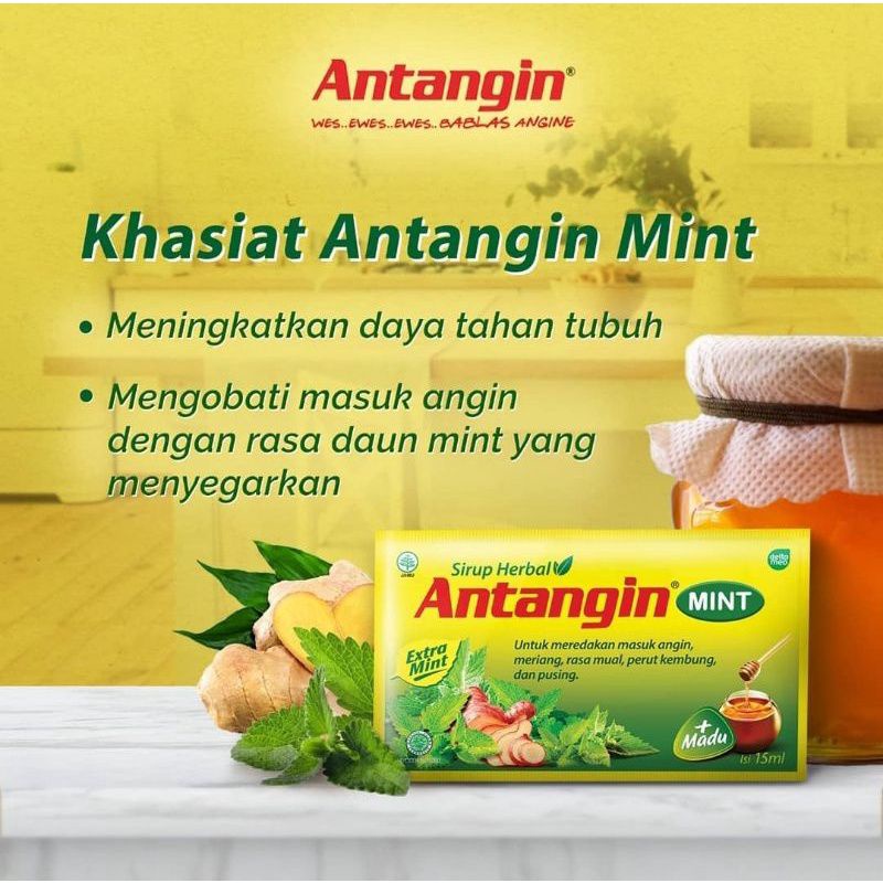 ANTANGIN GINGERMINT SACHET 15 ML - ED 03/2025