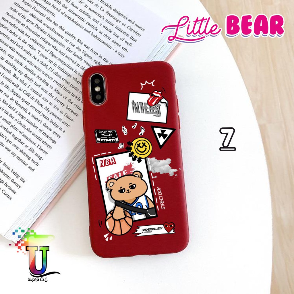 Softcase LITTLE BEAR Samsung A01 M01 A30s A50 A50s A70 A70s M20 M30s M21 M30 M31 A11 M11 UC4355-7