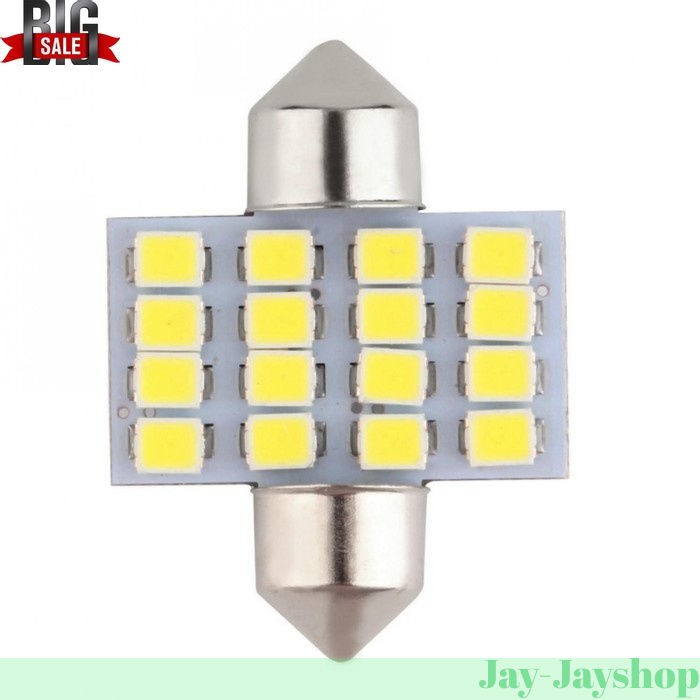 Lukstar Lampu Mobil LED Super White 31mm 2 PCS PROMO