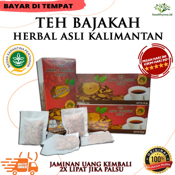 Teh Celup Akar Kayu Bajakah Asli Kalimantan 25 pcs