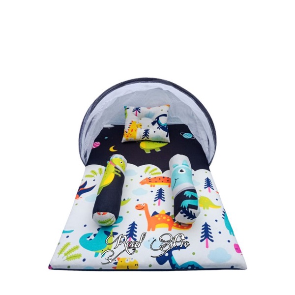 kasur bayi kelambu / kasur bayi matras kelambu set bantal guling