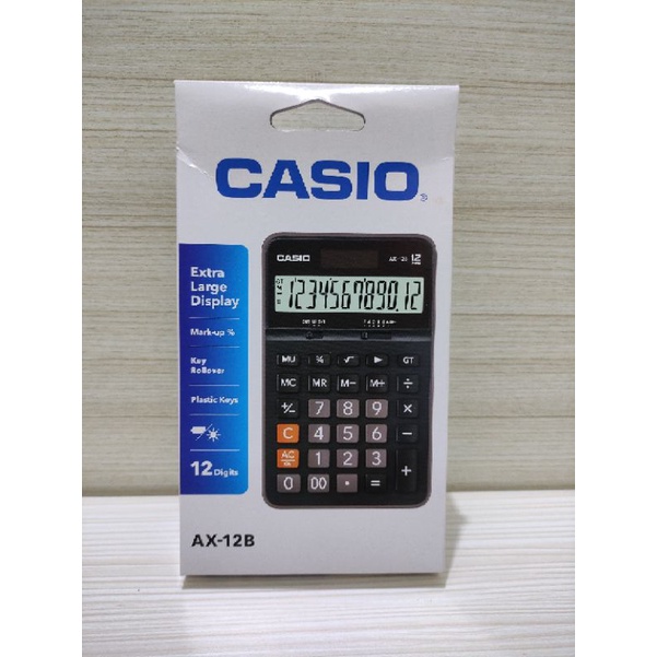

kalkulator casio dagang ax-12 b