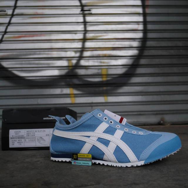 ONITSUKA TIGER MEXICO 66 SLIP ON BLUE WHITE