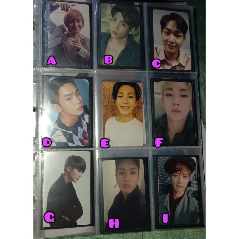 Photocard/PC SHINee {OFFICIAL}