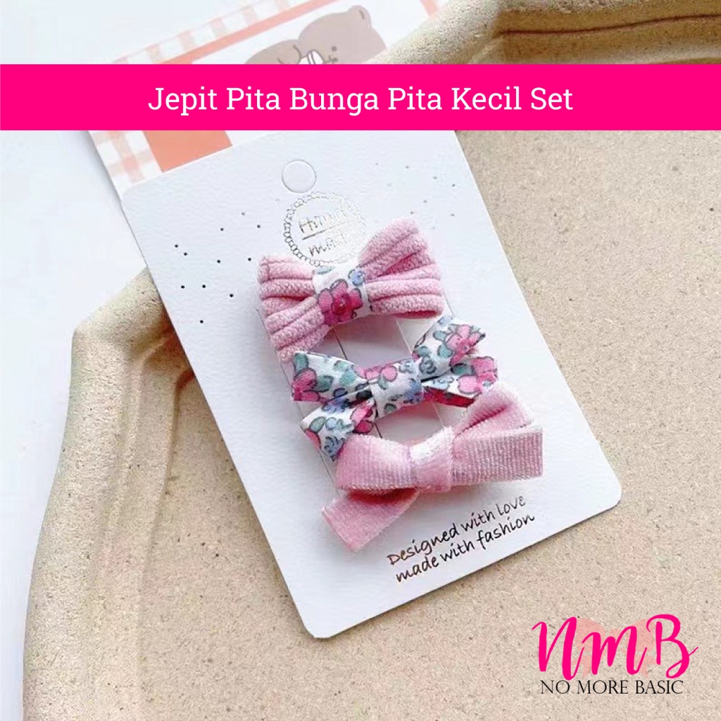 Jepit Pita Bunga Pita Kecil Set Jepitan Rambut Anak Perempuan Korea