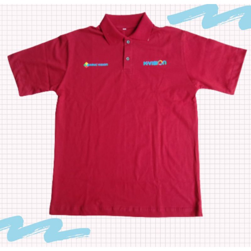 POLO/T-SHIRT K-VISION BAJU K-VISION MNC VISION