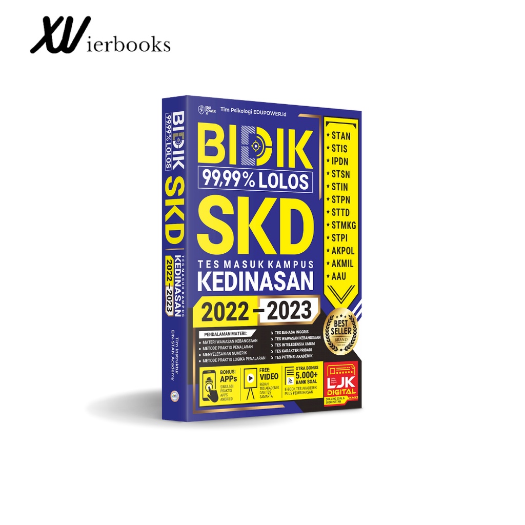BUKU SKD KEDINASAN BIDIK 99,99% LOLOS SKD KEDINASAN 2022-2023