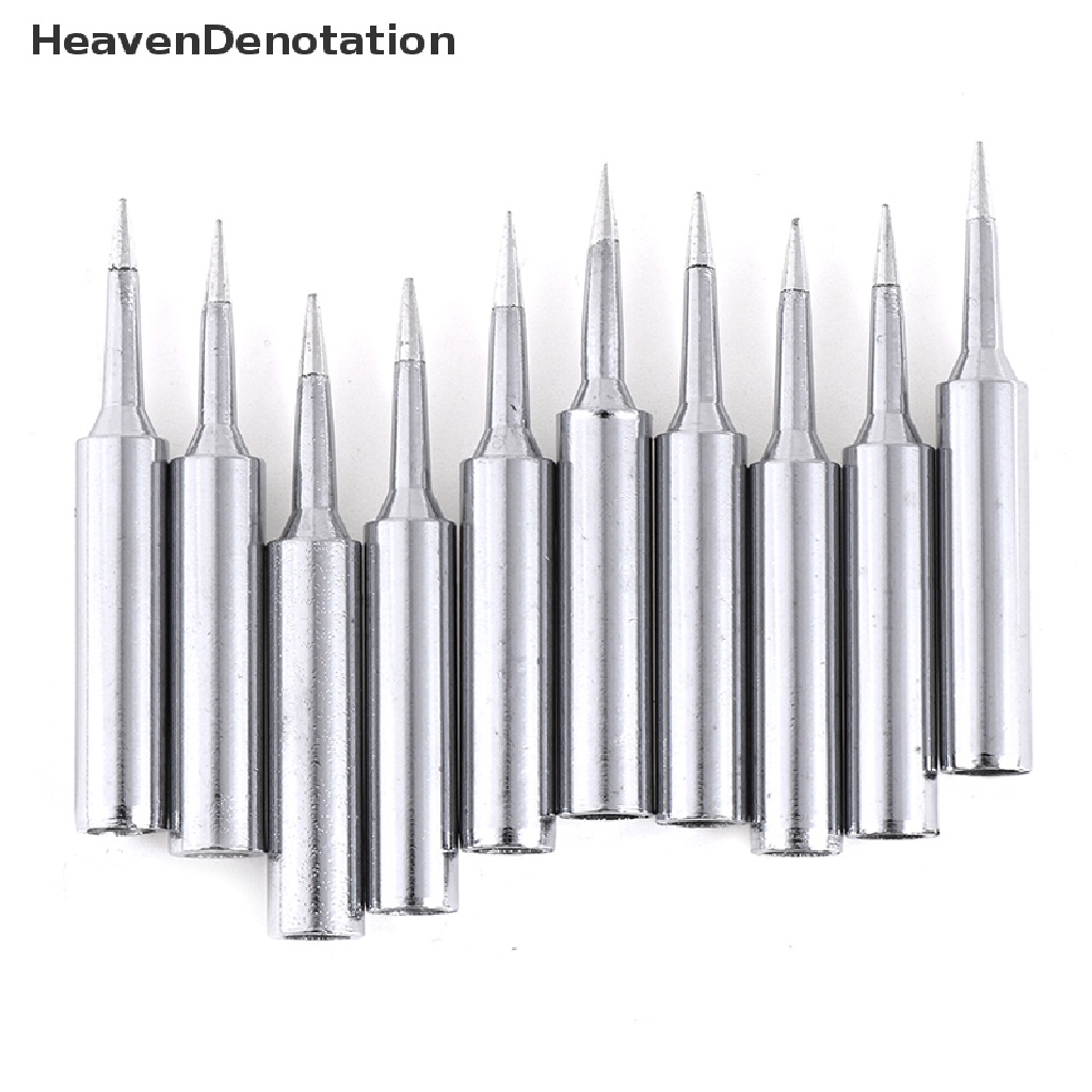 [HeavenDenotation] 10pcs 900m-t-i soldering tips sharp soldering replacement solder iron head tool