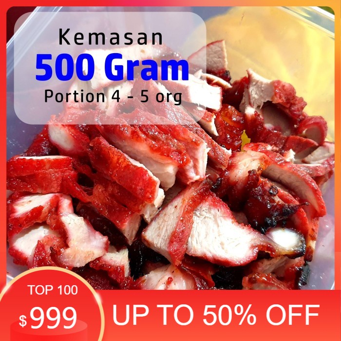 

Sedang discount Nyamnyam Kitchen - Babi Panggang Manis / Babi Merah (Kemasan 1/2 KG)