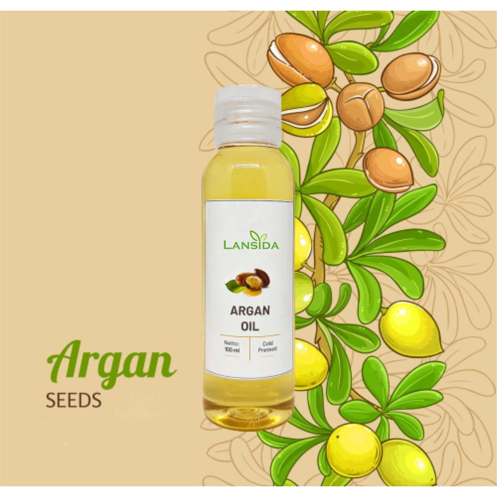 Argan Oil 100 ml Pure Cold Pressed Organic Minyak Argan Marocco Argania spinose Kernel