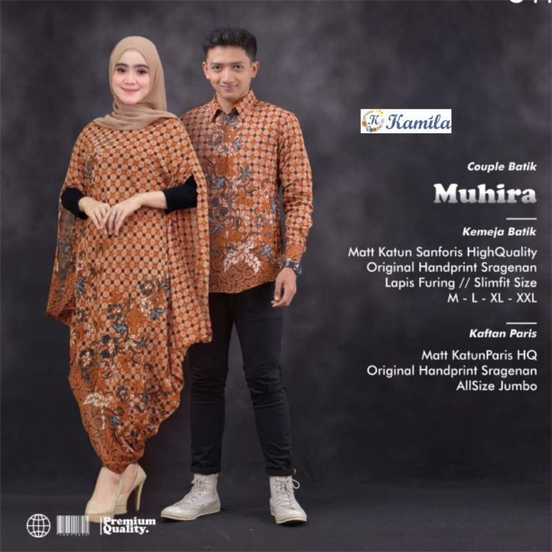 Couple Batik Kaftan Kemeja Batik