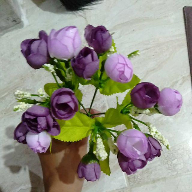 Bunga Mawar Kuncup Mini Artificial 8070 K34