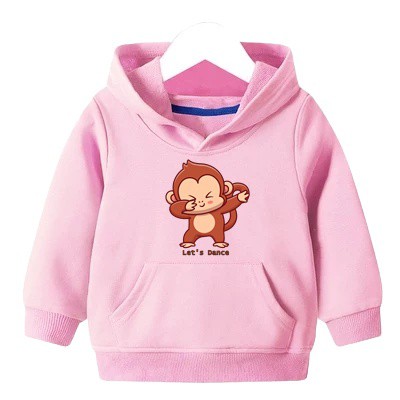 Hoodie Anak Ape Dancing Anak Fleece