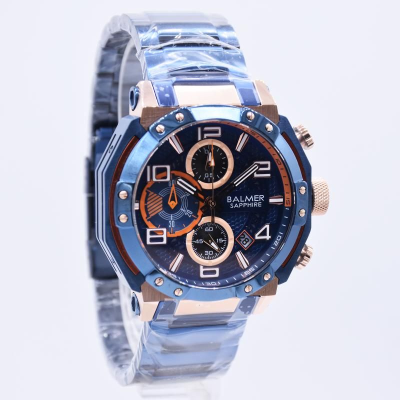 Jam Tangan Pria Original Balmer B 8145 Rantai