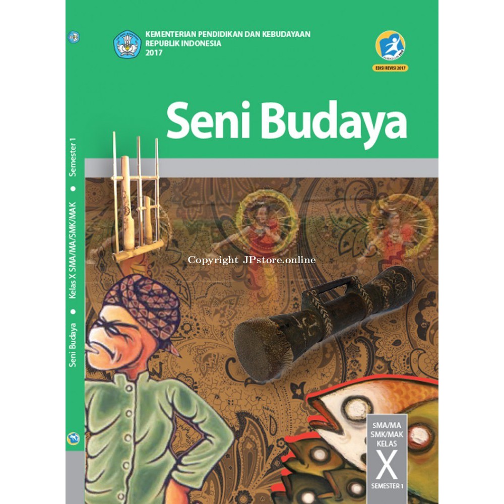 Buku Seni Budaya Kelas 10 Penerbit Erlangga | Bagikan Kelas