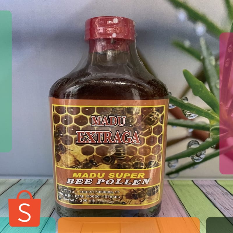 Termurah madu extraga bee pollen 250ml