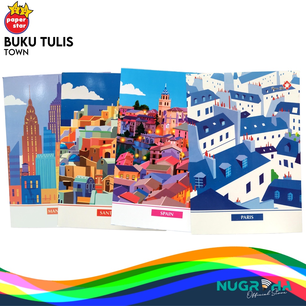 

BUKU TULIS BOXY 42 LEMBAR PAPERSTAR – TOWN