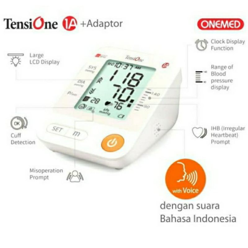 Tensi digital suara onemed/ Tensione 1A suara tensimeter