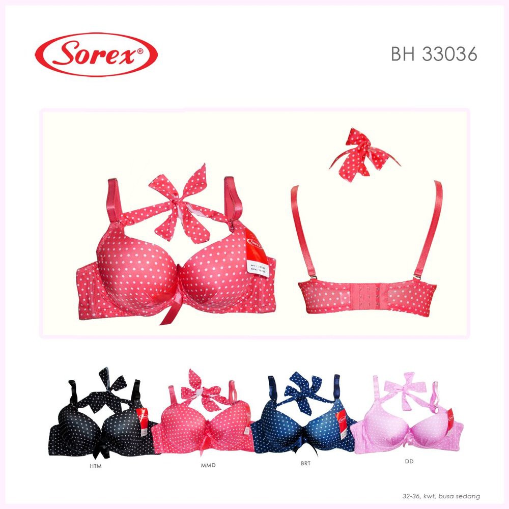Lihat Detal Bra Fashion Dengan Tali Leher (Halter neck) Sorex 33036 Flash Sale
