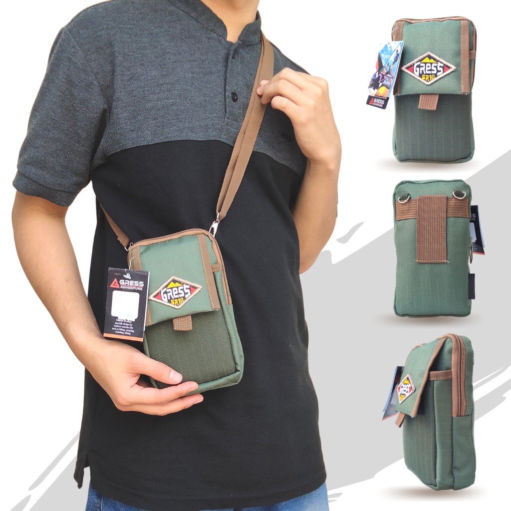 Tas Mini Pria Distro Ori Murah Tas Selempang Tas Hp Slempang Cowok Premium