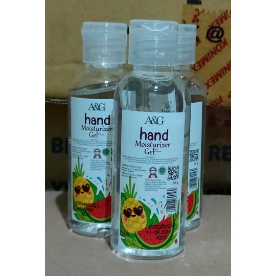 A&amp;G hand sanitizer gell uk. 50gr dan 30 gr