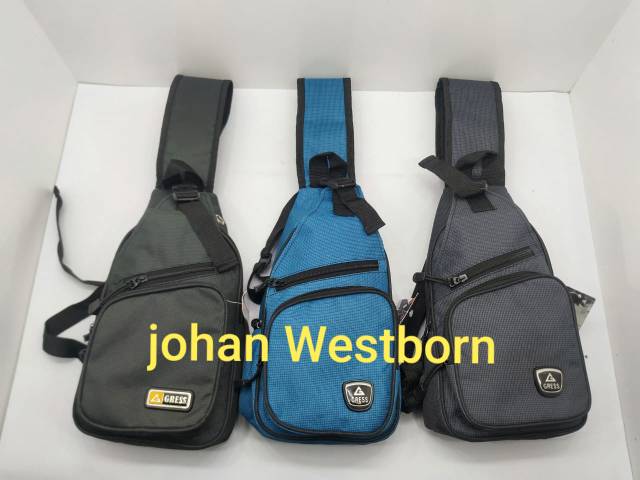 Tas Waist Bag Pria Gress ORIGINAL produk