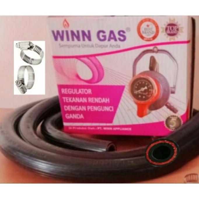 Winn Gas , W 900 M , Selang , Regulator , Gas Lpg 3 Lapi , Asli Ori