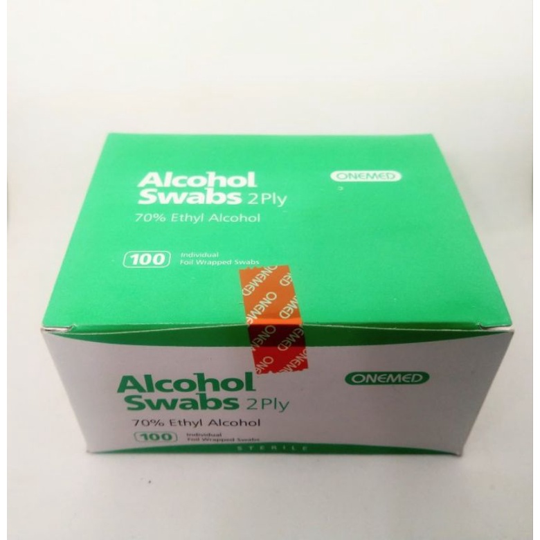 Alkohol swabs 100 Pcs Onemed / Alkohol swabs 70% 100 Pcs Onemed