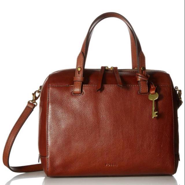 TAS FOSSIL RACHEL SATCHEL BROWN VINTAGE ORIGINAL