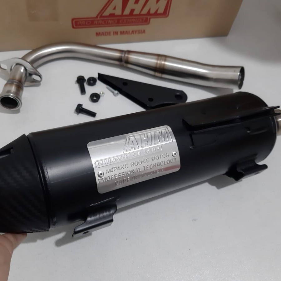 Knalpot racing original Yamaha Mio 125 m3 Knalpot AHM Asli malaysia mio 125 m3