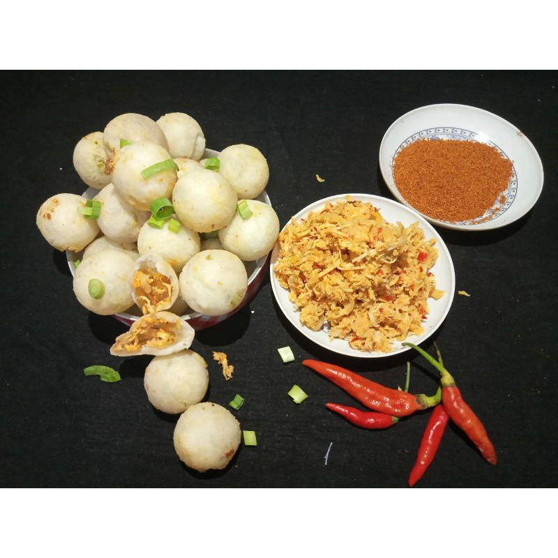 

Cimol ayam / cimol isi ayam pedas / cimol 40 pcs